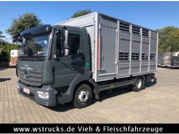 Livestock truck for transportation of animals Mercedes-Benz 821L" Neu" gebr. Finkl Einstock Vollalu: picture 1