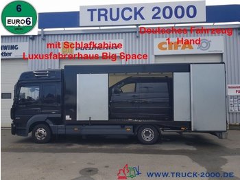 Autotransporter truck Mercedes-Benz 823 Mersch Geschlossener Autotransporter Euro 6: picture 1