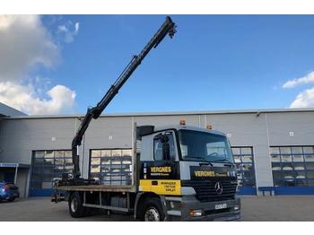 Dropside/ Flatbed truck Mercedes-Benz ACTROS 1831 / SEMI AUTOMATIC / HIAB 122B-2 / EURO-: picture 1