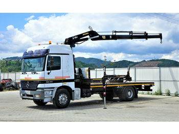 Dropside/ Flatbed truck Mercedes-Benz ACTROS 1835 Pritsche 6,20m + Kran: picture 1