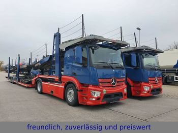 Autotransporter truck Mercedes-Benz *ACTROS 1843* RETARDER*ACC*XENON*LOHR AUFBAU* 2x: picture 1