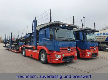 Autotransporter truck Mercedes-Benz *ACTROS 1843* RETARDER*ACC*XENON*LOHR AUFBAU* 2x: picture 1