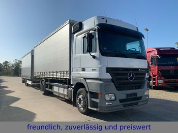 Curtainsider truck Mercedes-Benz *ACTROS*1844*PR.PL*2.ACHS*RETARDER+ANHÄNGER*: picture 1