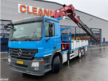 Crane truck Mercedes-Benz ACTROS 2532 Euro 5 HMF 28 Tonmeter laadkraan: picture 1