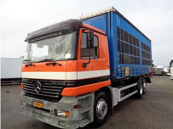 Curtainsider truck Mercedes-Benz ACTROS 2535 + 3 PEDALS + 6X2: picture 1
