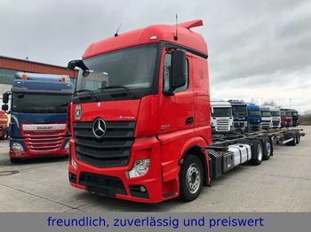 Container transporter/ Swap body truck Mercedes-Benz *ACTROS 2542*RETARDER*EURO 5*LIFT ACHSE *: picture 1