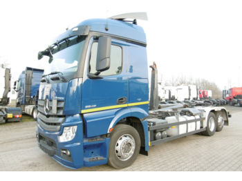 Hook lift truck Mercedes-Benz ACTROS 2542 STREAM SPACE MEILLER RK 2070 EURO 6: picture 1