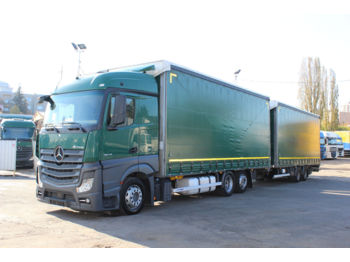 Curtainsider truck Mercedes-Benz ACTROS 2545 L/NR 6X2 + PANAV 2013: picture 1