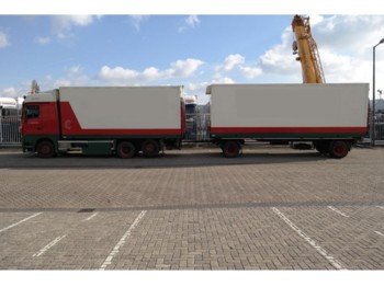 Box truck Mercedes-Benz ACTROS 2546 6X2 BDF SYSTEM CLOSED BOX COMBI WITH BULTHUIS TRAILER: picture 1