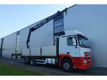 Dropside/ Flatbed truck Mercedes-Benz ACTROS 2546 6X2 HIAB EURO 5: picture 1