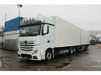 Refrigerator truck Mercedes-Benz ACTROS 2548 L/NR, 2x HYDRAULIC LIFT: picture 1