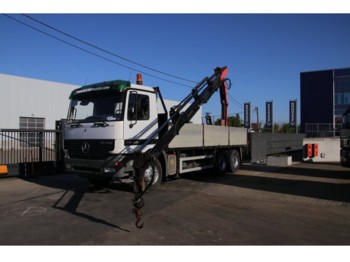 Dropside/ Flatbed truck Mercedes-Benz ACTROS 2640 K - PK18080C (18 ton/m-4x hydr.): picture 1