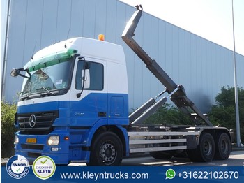 Hook lift truck Mercedes-Benz ACTROS 2641 6x2 full steel: picture 1