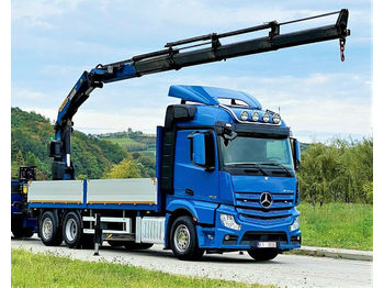 Dropside/ Flatbed truck Mercedes-Benz ACTROS 2645 Pritsche 6,60m + Kran/FUNK*6x2*: picture 1