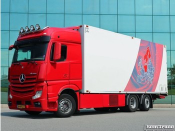Refrigerator truck Mercedes Benz ACTROS 2748 EURO 6 THERMO KING TAIL LIFT ATP FRC 10-2020: picture 1
