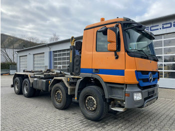 Hook lift truck Mercedes-Benz ACTROS 4144 8x4 Euro 5 Abrollkipper Hyva 30T: picture 1