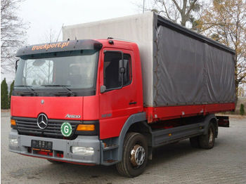 Curtainsider truck Mercedes-Benz ATEGO 1218 4x2 EURO3 Pritsche mit Plane: picture 1