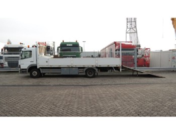 Autotransporter truck Mercedes-Benz ATEGO 1218 TRUCK FOR MANCHINERIE AND CAR TRANSPORT 142.000KM: picture 1