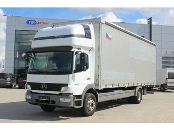 Curtainsider truck Mercedes-Benz ATEGO 1524 L, SLEEPING BODY: picture 1
