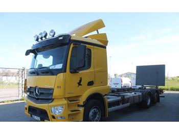 Container transporter/ Swap body truck Mercedes-Benz Acros 2543 6x2 Euro 6: picture 1