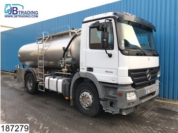 Tank truck Mercedes-Benz Actros 1836 11000 liter, 2 Compartments, Isolated Food tank, EPS 16, 3 Pedals, euro 4: picture 1