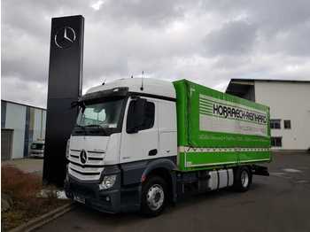 Dropside/ Flatbed truck Mercedes-Benz Actros 1840 L Pritsche/Plane 6,60m Euro 6: picture 1