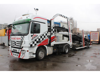 Autotransporter truck Mercedes-Benz Actros 1844 LS AS + EUROLOHR C2 (FOR 8 CARS): picture 1