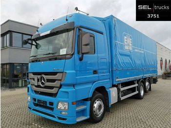 Curtainsider truck Mercedes-Benz Actros 2536 L/Lenk-Liftachse/Retarder/Ladebordw.: picture 1