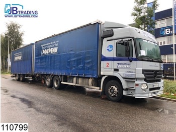 Curtainsider truck Mercedes-Benz Actros 2541 6x2, EPS 16, 3 Pedals, Retarder, Airco, Mega, Jumbo, Combi: picture 1