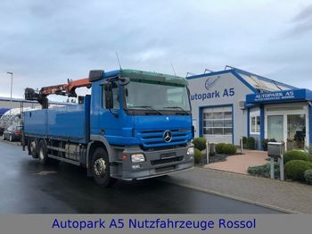 Dropside/ Flatbed truck Mercedes-Benz Actros 2541 Liftachse Kran Tempomat Klima: picture 1