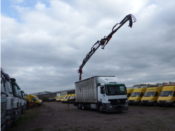 Curtainsider truck Mercedes-Benz Actros 2541 - TIRRE EURO 171 KRAN 17,1m - DPF Ed: picture 1