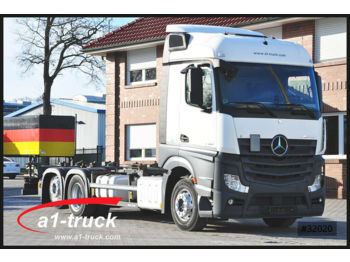 Container transporter/ Swap body truck Mercedes-Benz Actros 2542 BDF Standklima, Retarder, Safety, HU: picture 1