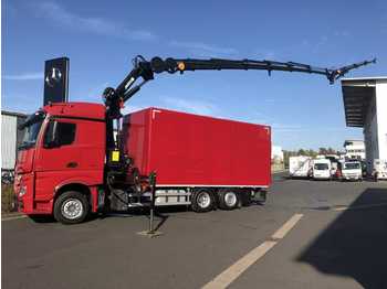 Curtainsider truck Mercedes-Benz Actros 2543 L 6x2 Koffer+LBW+Kran+Fly-Jib+Winde: picture 1