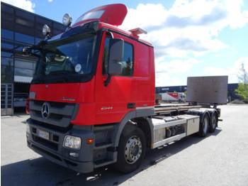 Container transporter/ Swap body truck Mercedes-Benz Actros 2544 L 6x2/4800 konttiauto + PL: picture 1