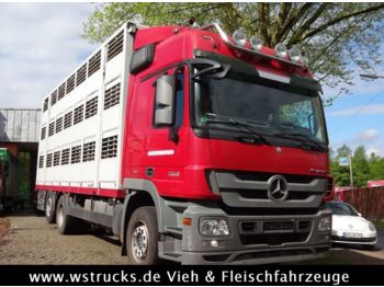 Livestock truck Mercedes-Benz Actros  2544 Menke 3 Stock Vollalu: picture 1
