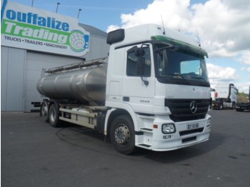 Tank truck for transportation of food Mercedes-Benz Actros 2544 - citerne à lait/milk tank + Retarder: picture 1