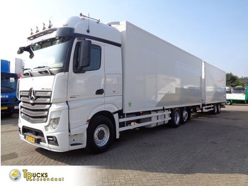 Box truck Mercedes-Benz Actros 2545 Euro 5 + Hertoghs opbouw + Omega floor + throughloader: picture 1
