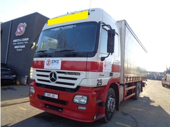 Curtainsider truck Mercedes-Benz Actros 2546 mega 1 a TOP 3 pedale 4x: picture 1