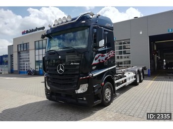 Container transporter/ Swap body truck Mercedes-Benz Actros 2551 BigSpace, Euro 5, Retarder, Intarder: picture 1
