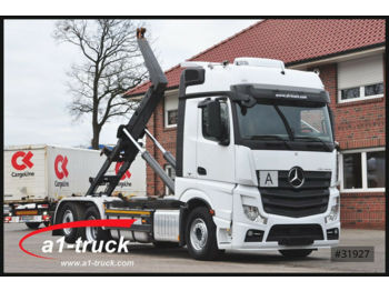 Hook lift truck Mercedes-Benz Actros 2551 MP4 BigSpace Meiller, Safety Pack,: picture 1