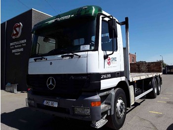 Dropside/ Flatbed truck Mercedes-Benz Actros 2635 lames/Steel: picture 1