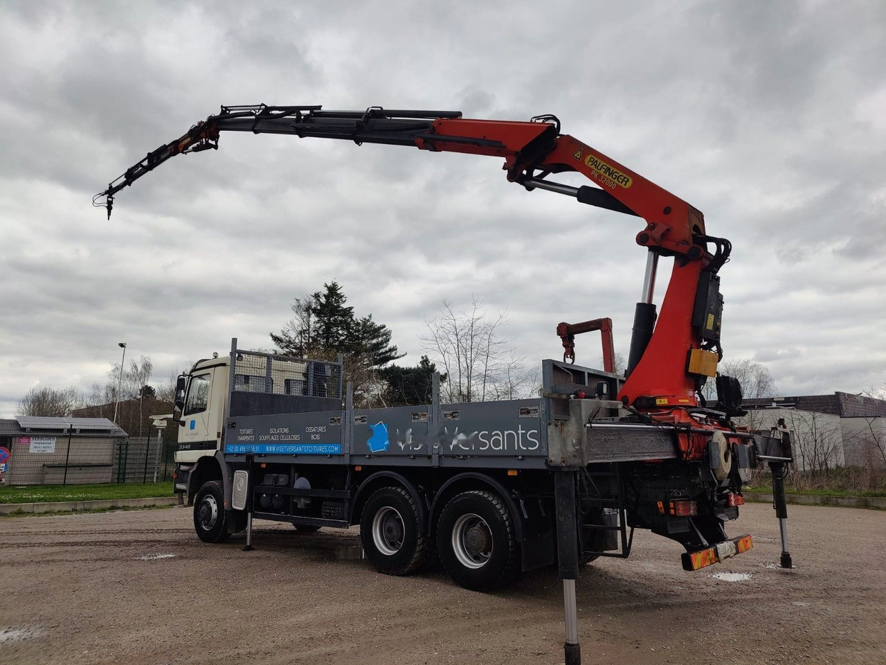 Leasing of Mercedes-Benz Actros 3340 6x6 Flatbed + Crane Palfinger PK 32000C + JIB Mercedes-Benz Actros 3340 6x6 Flatbed + Crane Palfinger PK 32000C + JIB: picture 11