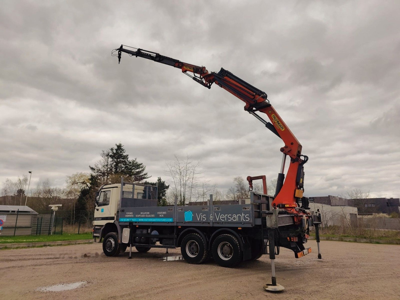 Leasing of Mercedes-Benz Actros 3340 6x6 Flatbed + Crane Palfinger PK 32000C + JIB Mercedes-Benz Actros 3340 6x6 Flatbed + Crane Palfinger PK 32000C + JIB: picture 12