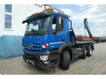 Skip loader truck Mercedes-Benz Arocs 2543 L 6x2 Absetzkipper Meiller Vol.Lenk/L: picture 1