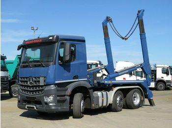 Skip loader truck Mercedes-Benz Arocs 2545 L Absetzkipper Meiller, Retarder: picture 1