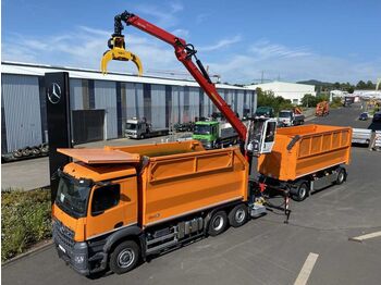 New Timber truck, Crane truck Mercedes-Benz Arocs 2751L HAD + Q170L (11,5m!) -EBERT-Fäll-LKW: picture 3