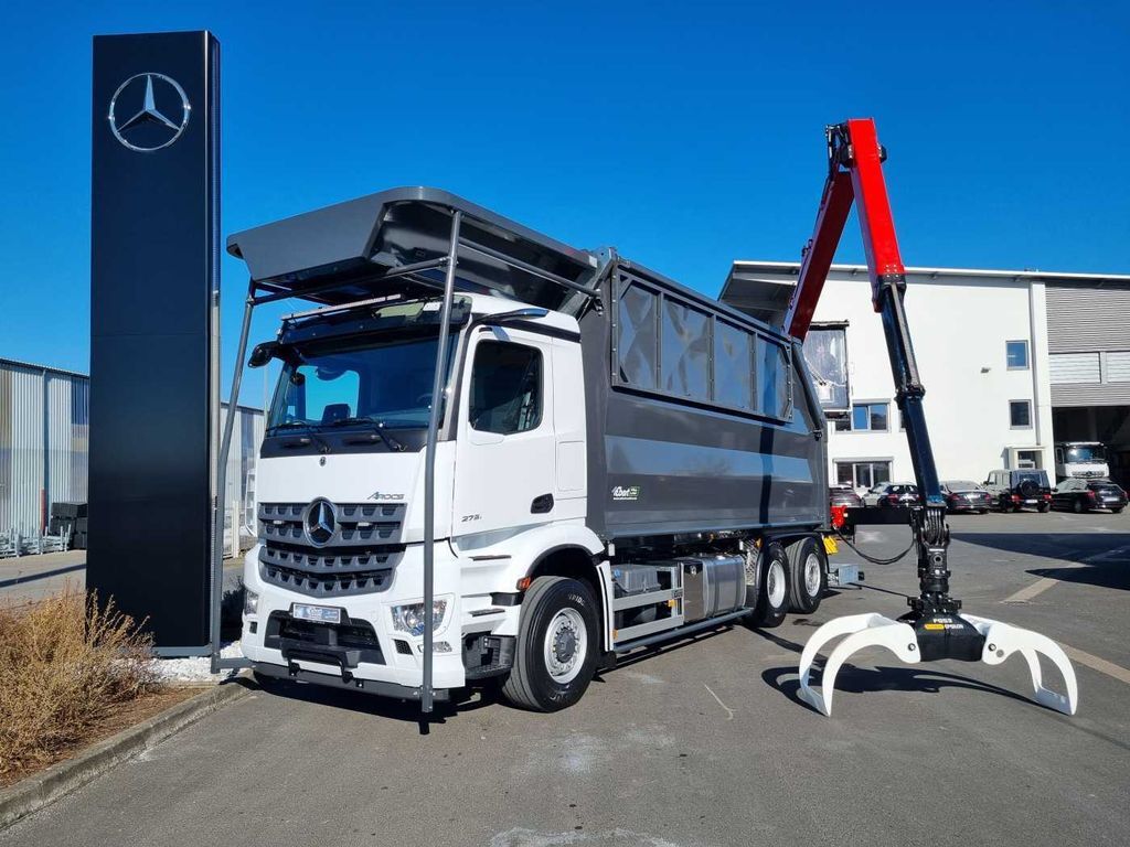 New Timber truck, Crane truck Mercedes-Benz Arocs 2751L HAD + Q170L (11,5m!) -EBERT-Fäll-LKW: picture 10