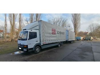 Curtainsider truck Mercedes-Benz Atego 1018/1218 LBW: picture 1