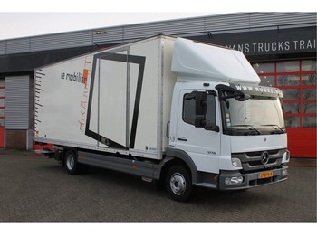 Box truck Mercedes-Benz Atego 1018 4x2 Bladvering  36500 km !!!! Handgeschakeld+Airco: picture 1