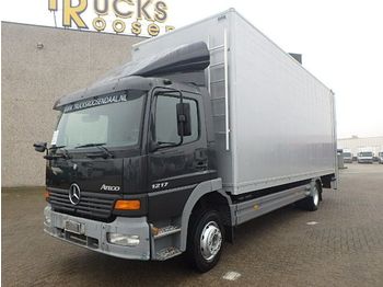 Box truck Mercedes-Benz Atego 1217 + manual + Special lifting system! + airco: picture 1
